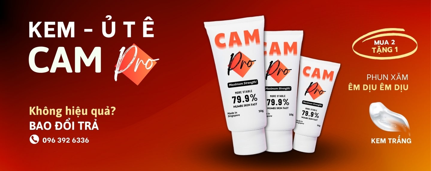 kem ủ tê cam pro phun xăm