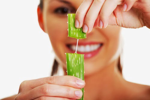 mờ mực xăm môi bằng nha đam