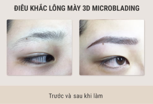 khắc sợi lông mày Microblading