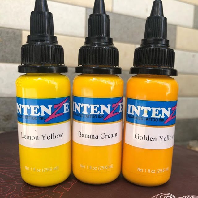 Mực xăm Intenze Golden Yellow