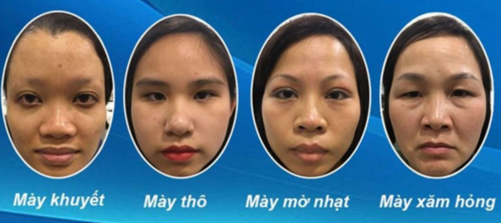 Điểm giống nhau giữa phun tán bột và xăm lông mày