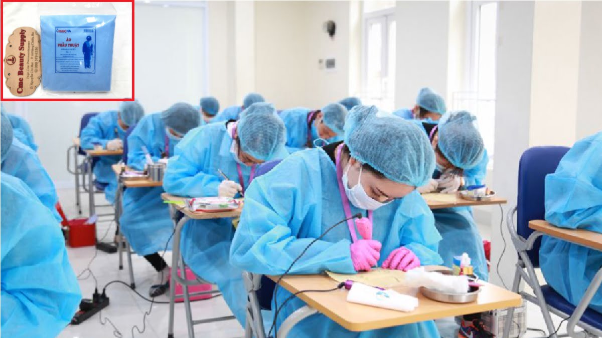 3 điều cần biết về áo phẫu thuật dùng 1 lần trong phun xăm thẩm mỹ