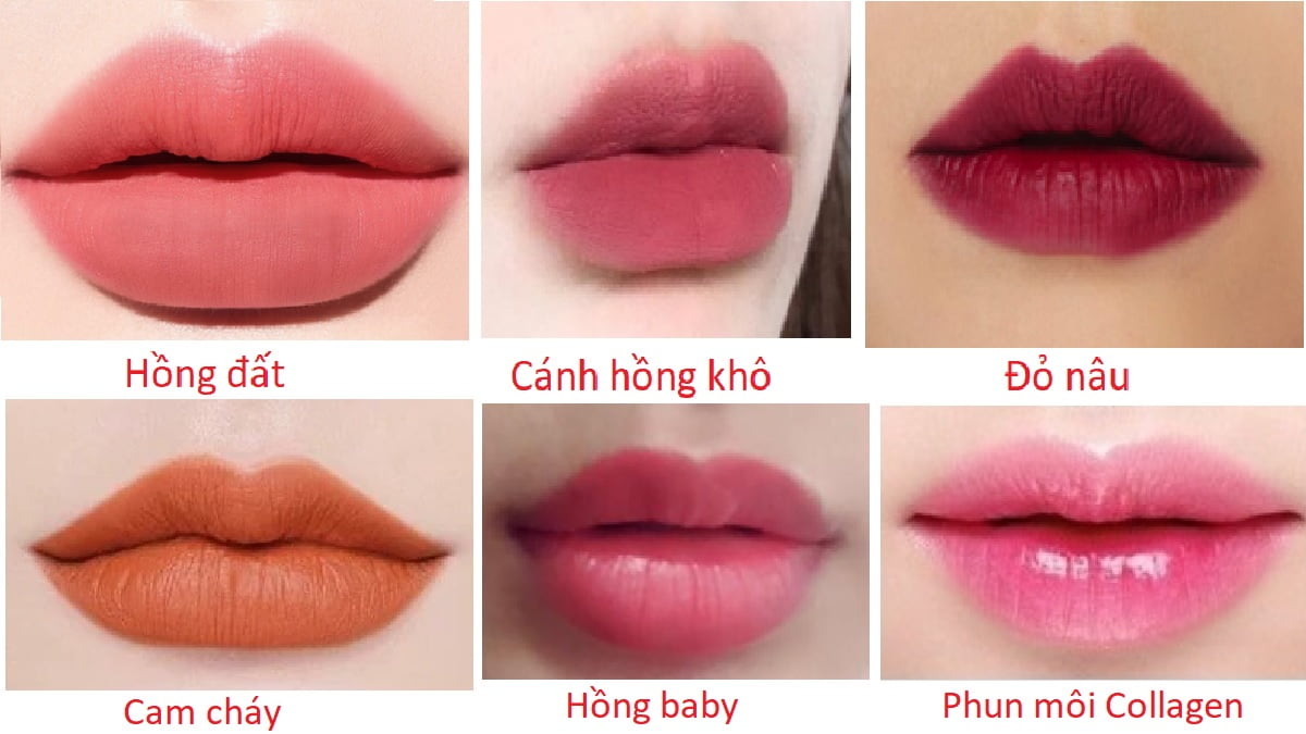 Phun môi màu nào đẹp nhất 2022